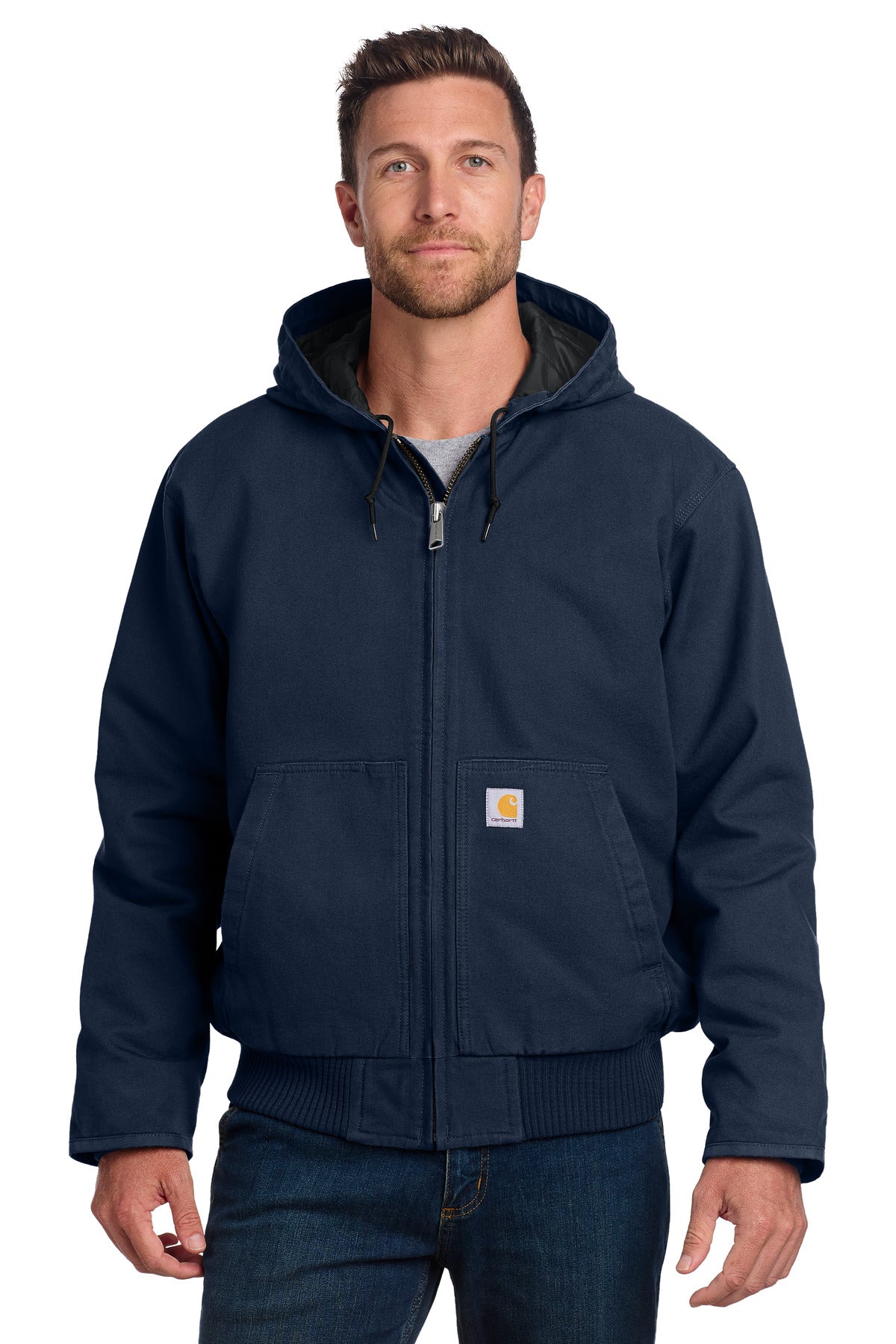 Carhartt Washed Duck Active Jac - Navy