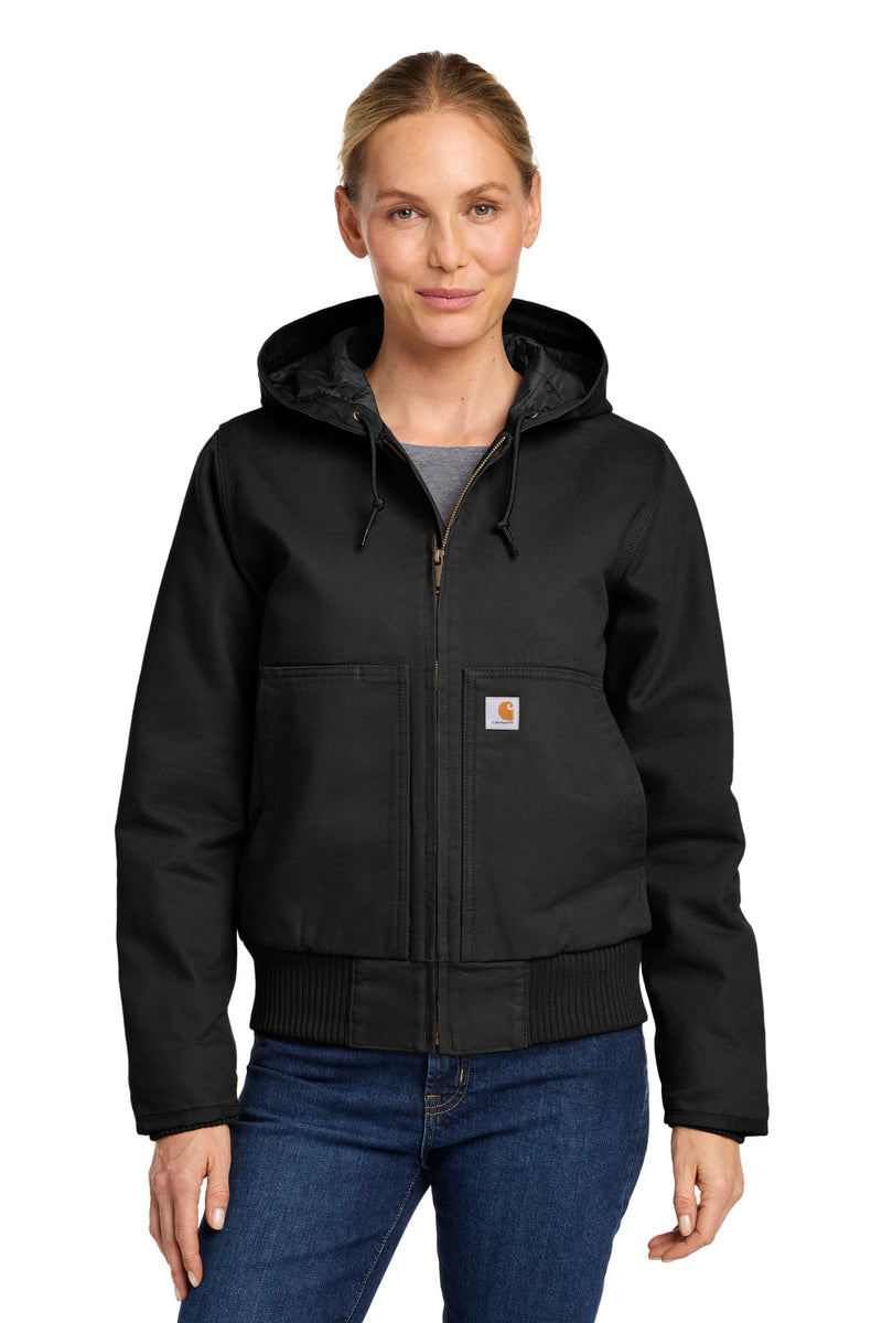 Carhartt Women's Washed Duck Active Jac - Black