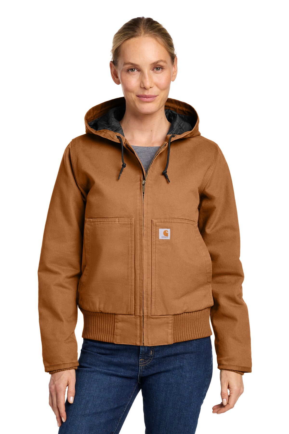 Carhartt Women's Washed Duck Active Jac - Carhartt Brown