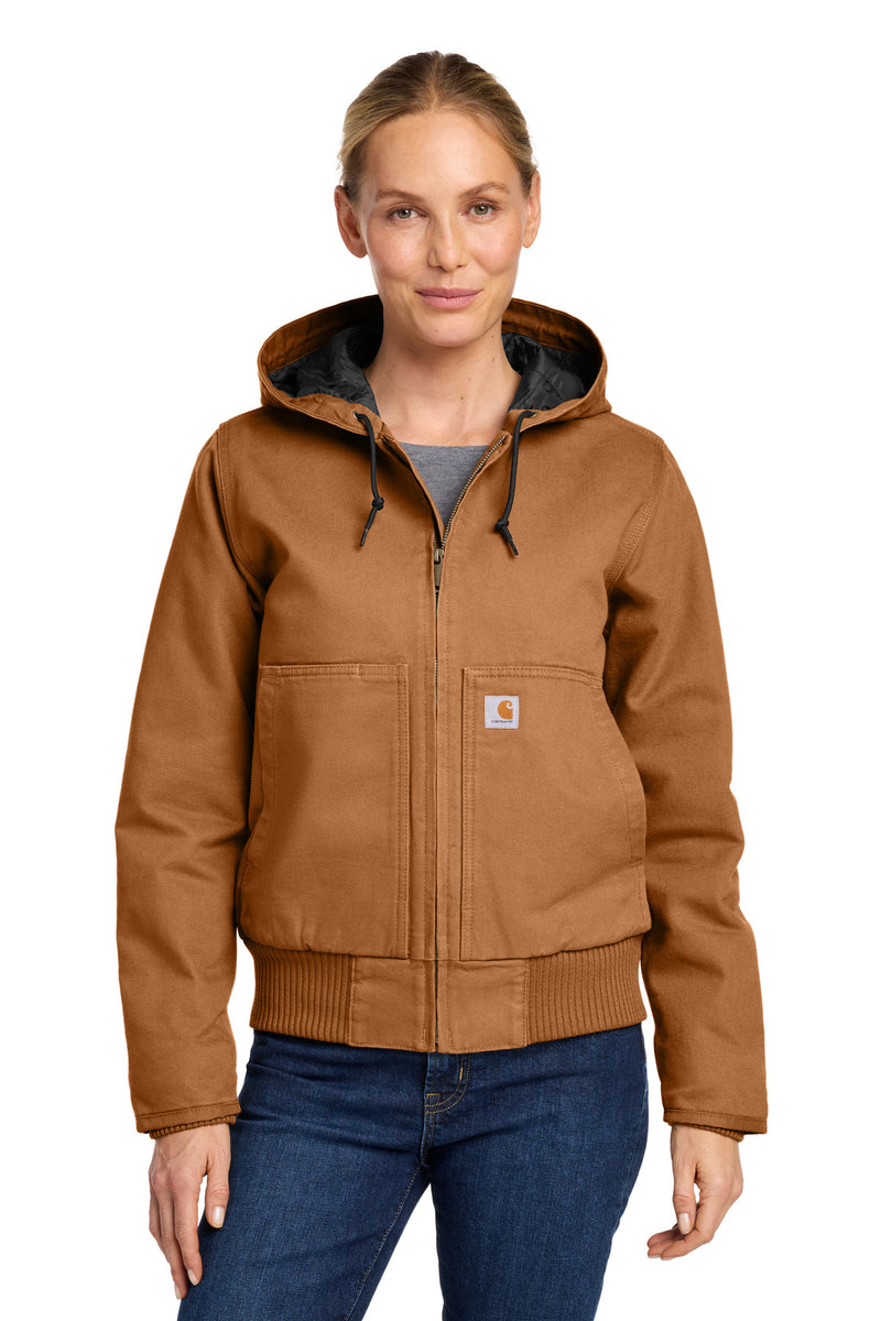 Carhartt Women's Washed Duck Active Jac - Carhartt Brown