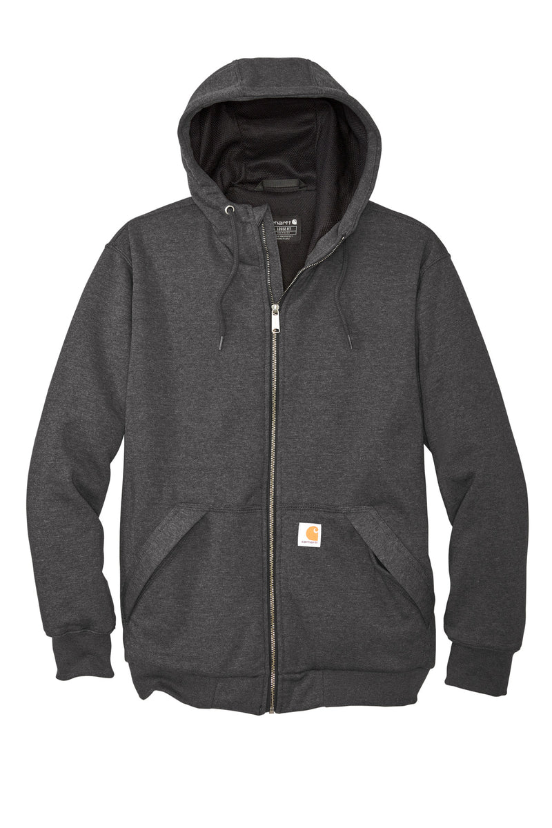 Carhartt Midweight Thermal-Lined Full-Zip Sweatshirt - Carbon Heather