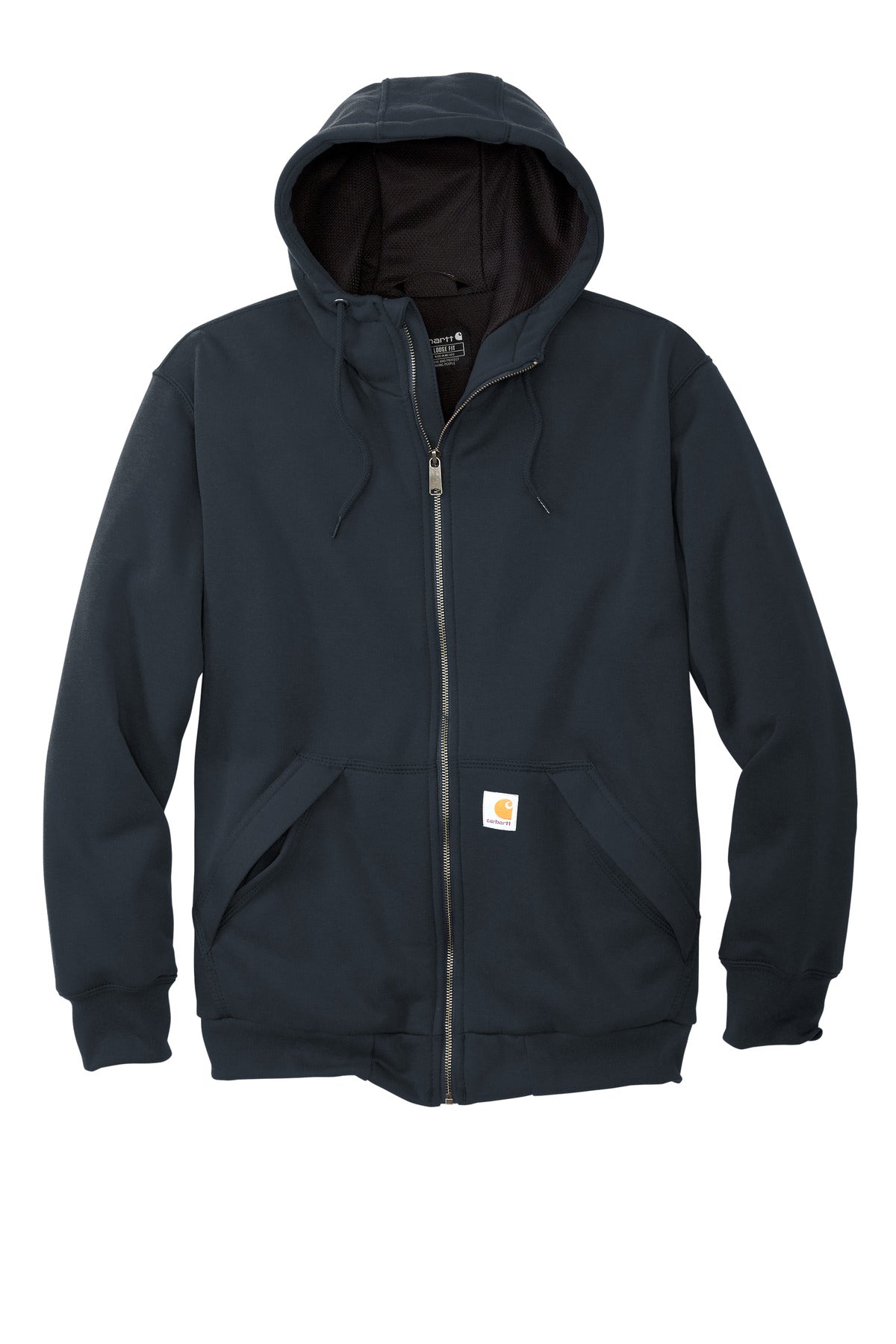 Carhartt Midweight Thermal-Lined Full-Zip Sweatshirt - New Navy