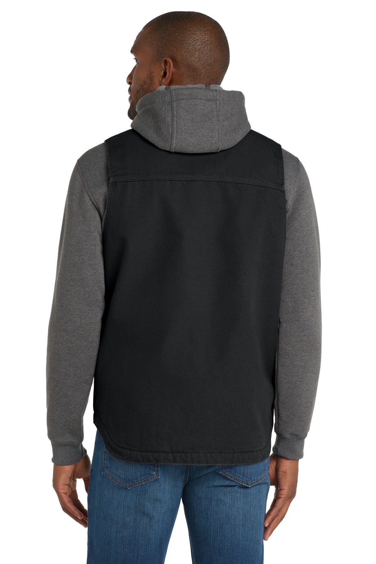 Carhartt Sherpa-Lined Mock Neck Vest - Black