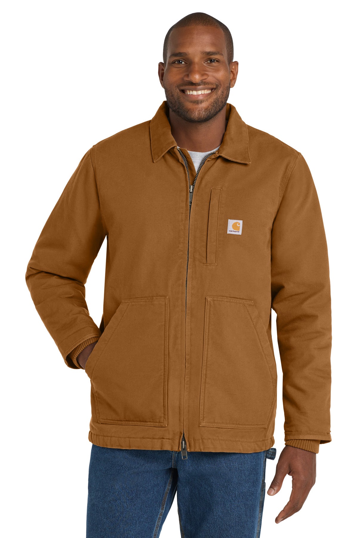 Carhartt Sherpa-Lined Coat - Carhartt Brown