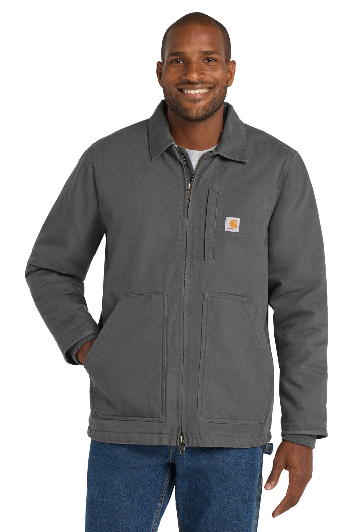 Carhartt Sherpa-Lined Coat - Gravel