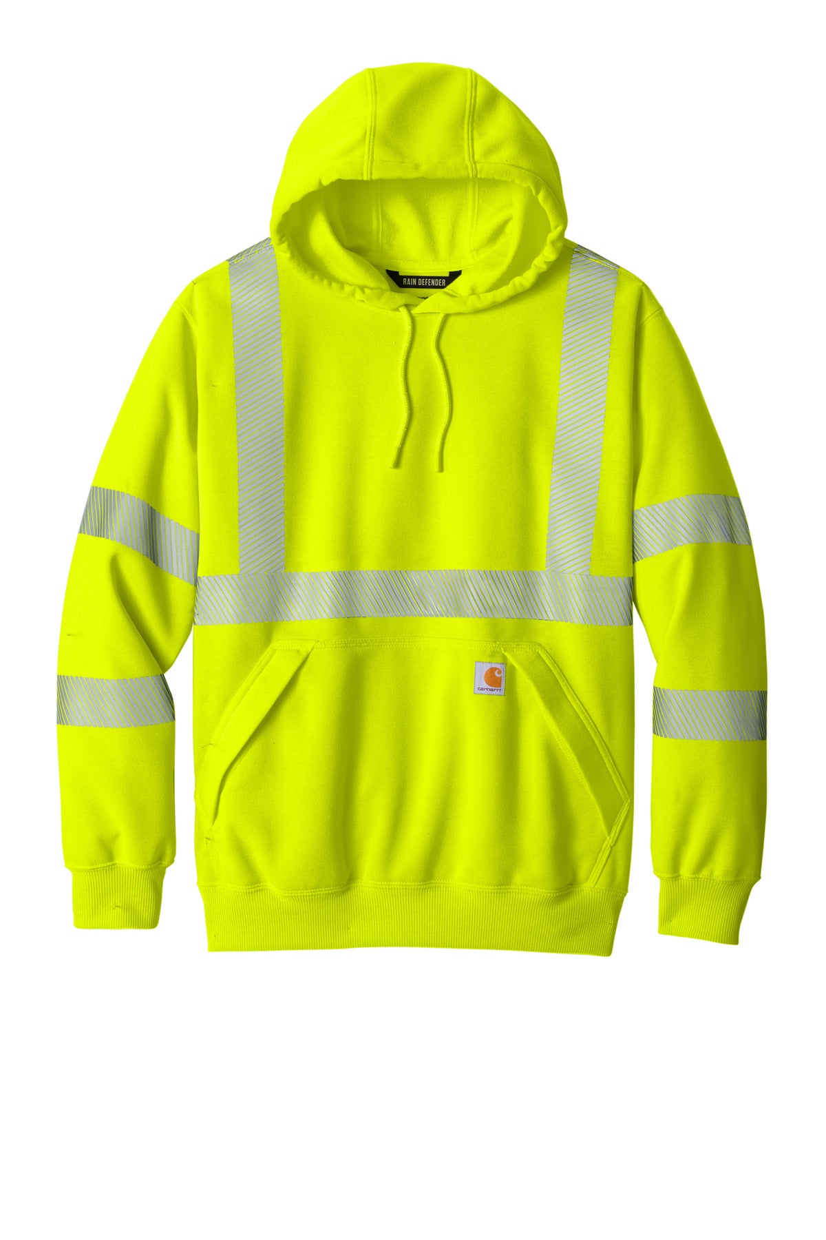 Carhartt ANSI 107 Class 3 Hooded Sweatshirt - Brite Lime
