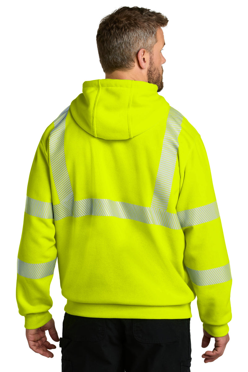 Carhartt ANSI 107 Class 3 Hooded Sweatshirt - Brite Lime
