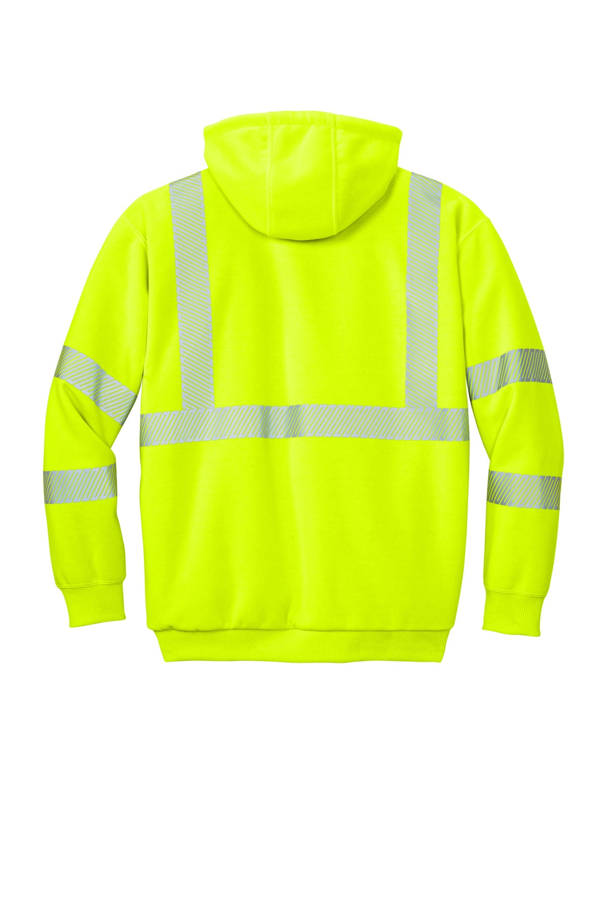 Carhartt ANSI 107 Class 3 Lined Full-Zip Sweatshirt - Brite Lime