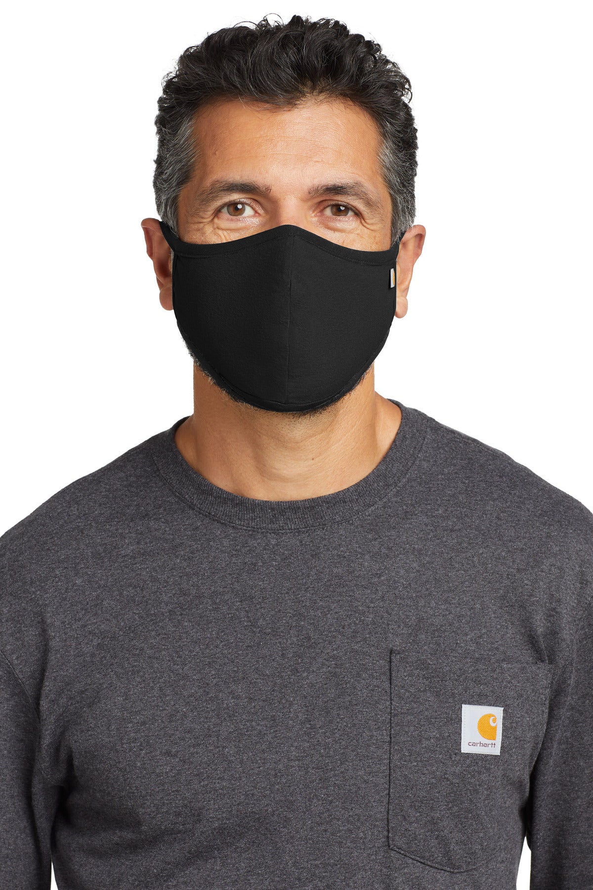 Carhartt Cotton Ear Loop Face Mask (3 pack) - Black