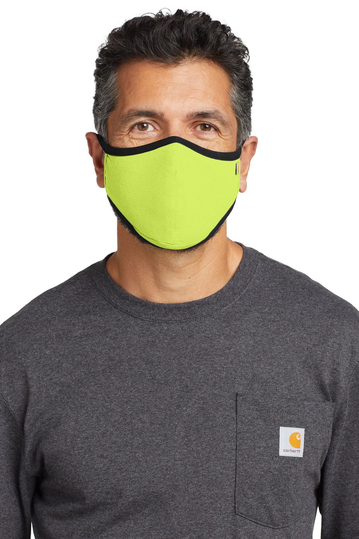Carhartt Cotton Ear Loop Face Mask (3 pack) - Brite Lime
