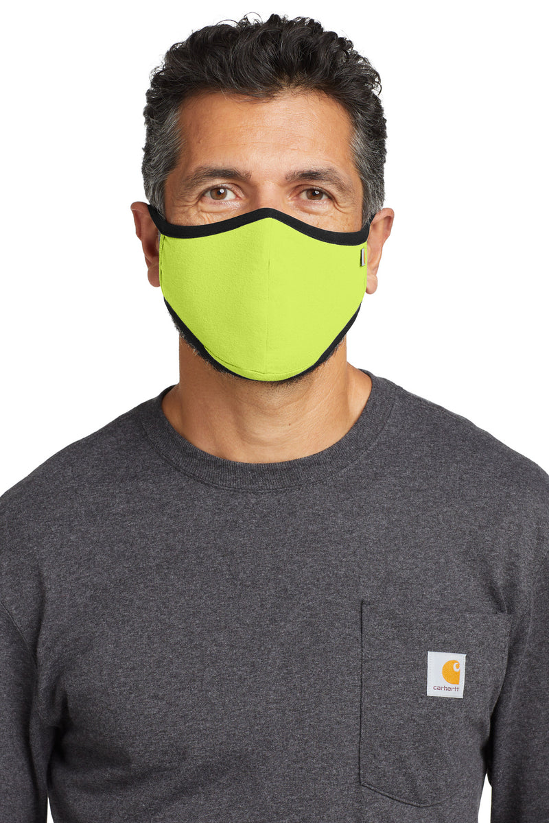Carhartt Cotton Ear Loop Face Mask (3 pack) - Brite Lime