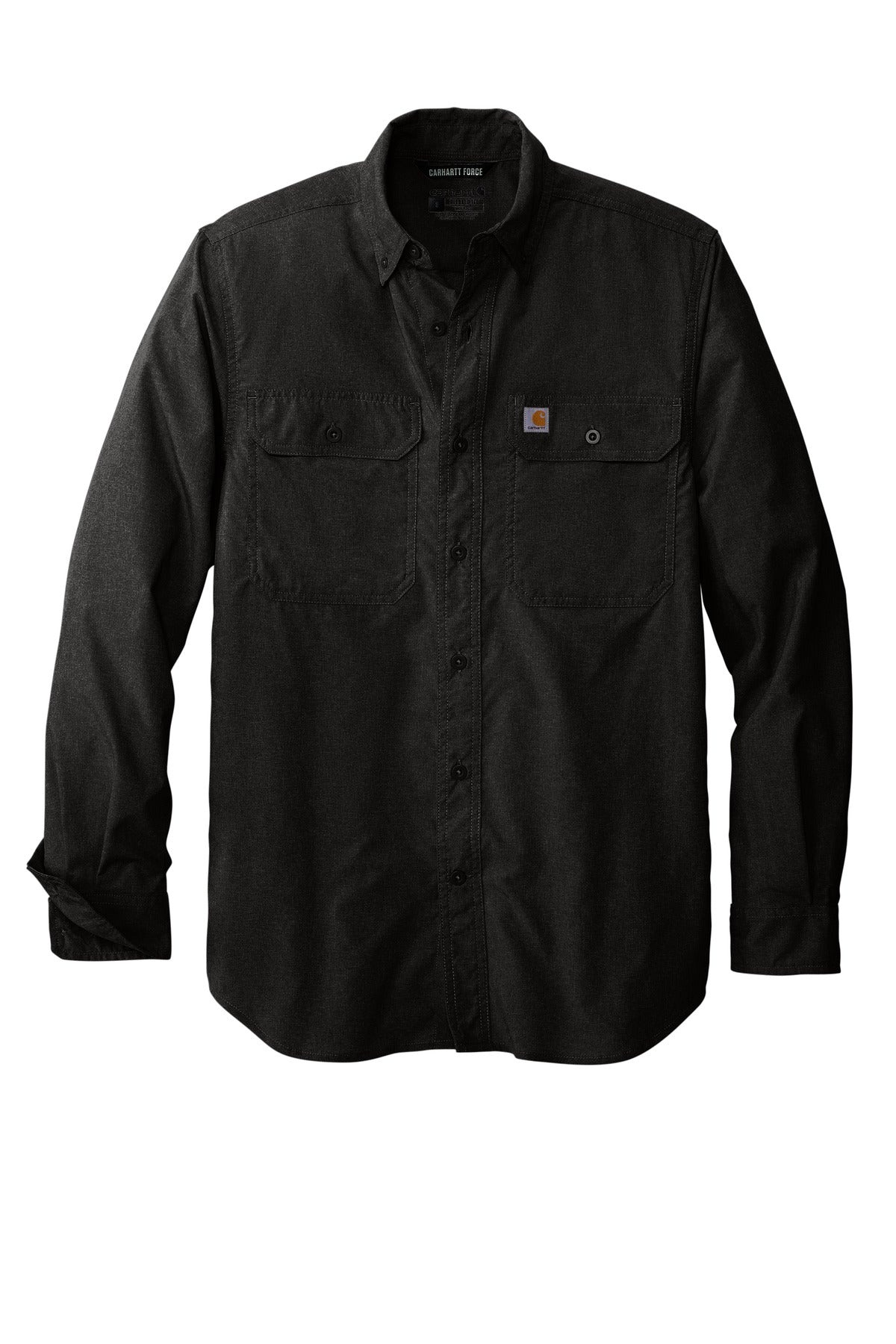 Carhartt Force Solid Long Sleeve Shirt - Black