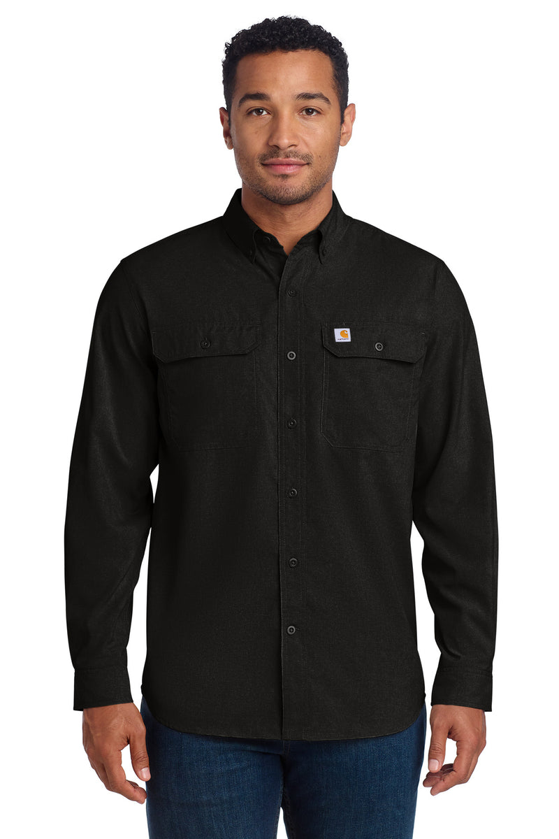 Carhartt Force Solid Long Sleeve Shirt - Black