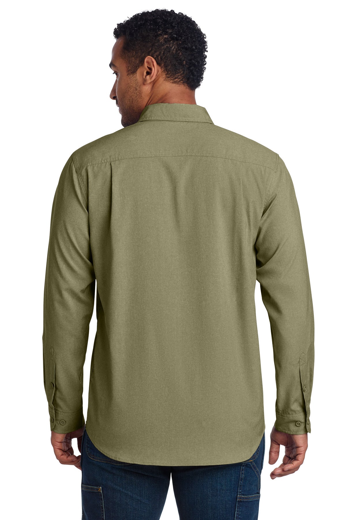 Carhartt Force Solid Long Sleeve Shirt - Burnt Olive