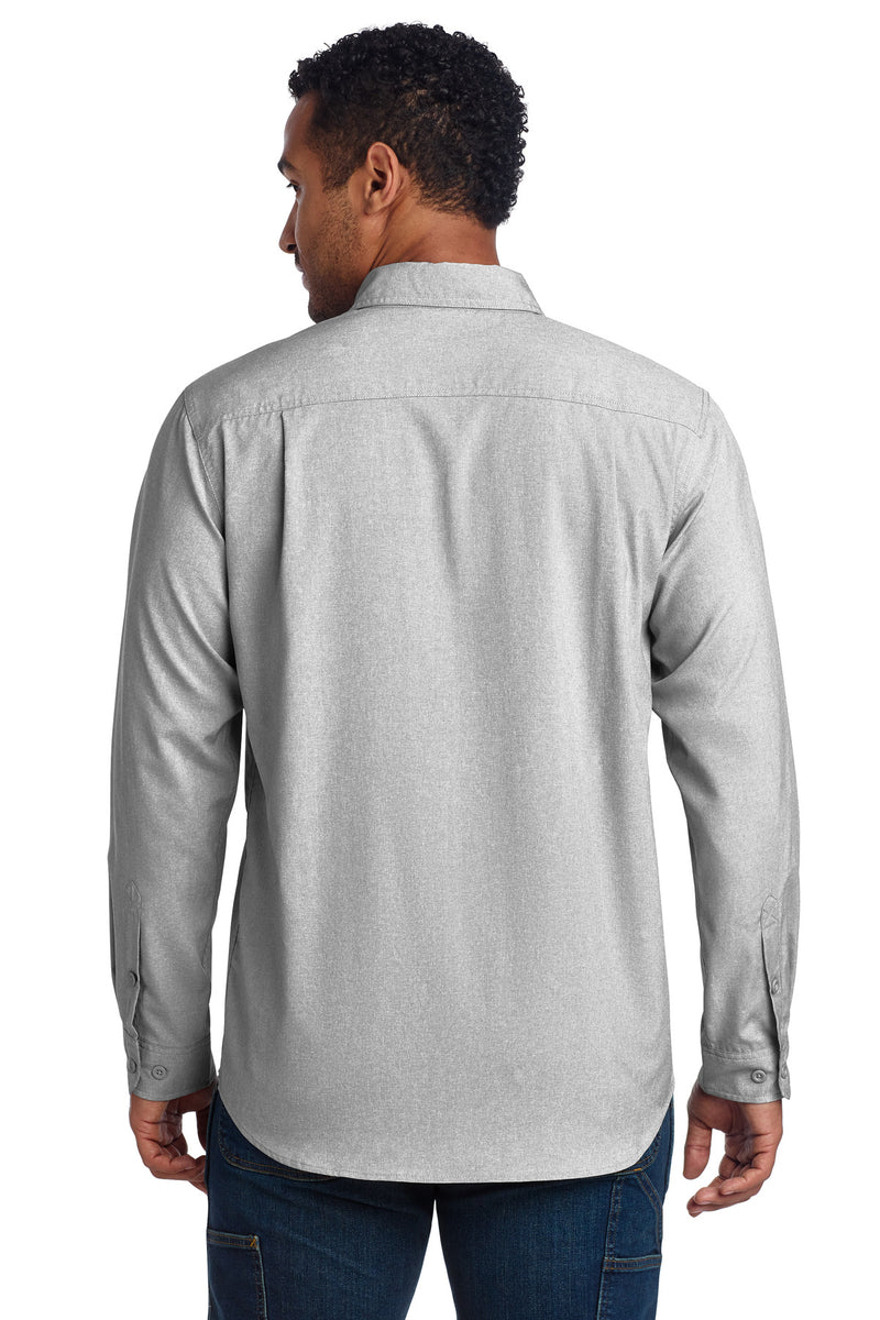 Carhartt Force Solid Long Sleeve Shirt - Steel