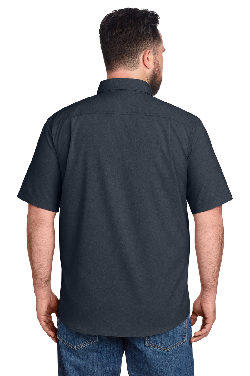 Carhartt Force Solid Short Sleeve Shirt - Navy