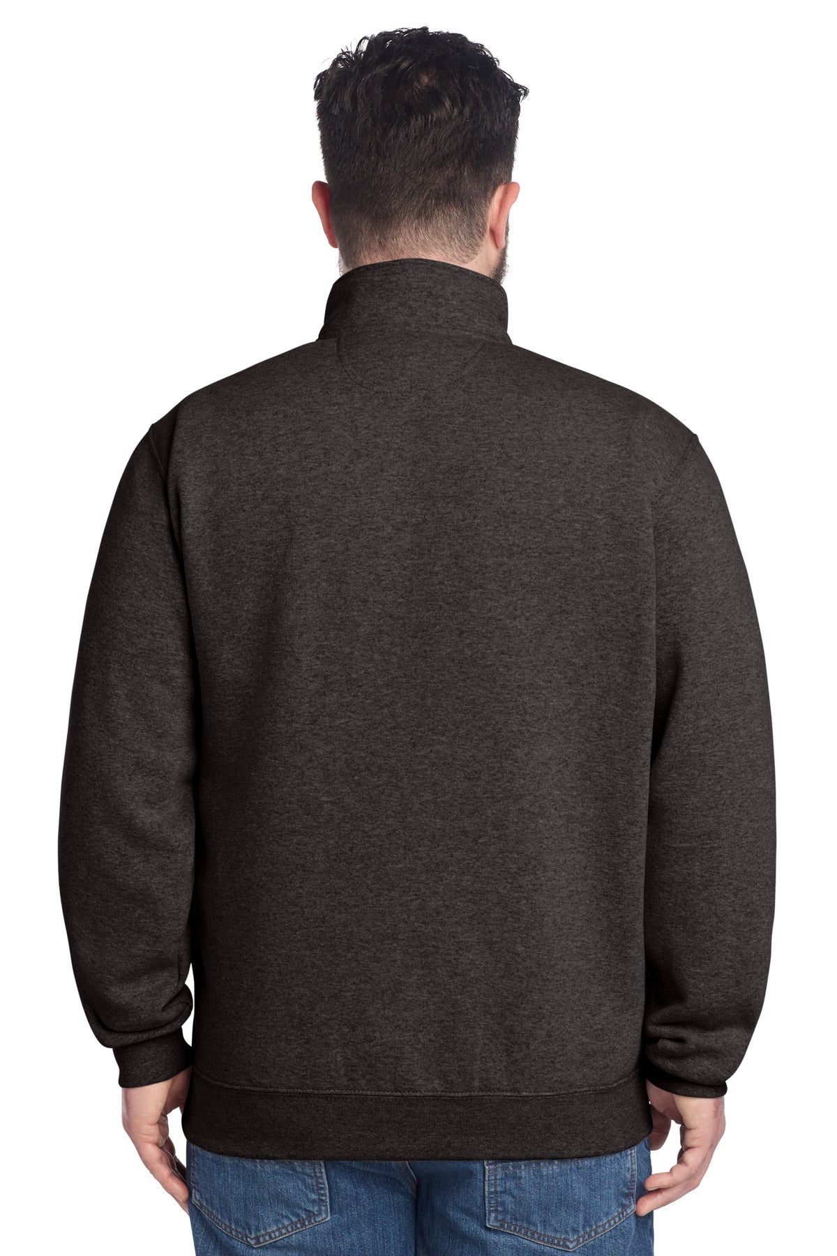 Carhartt Midweight 1/4-Zip Mock Neck Sweatshirt - Carbon Heather