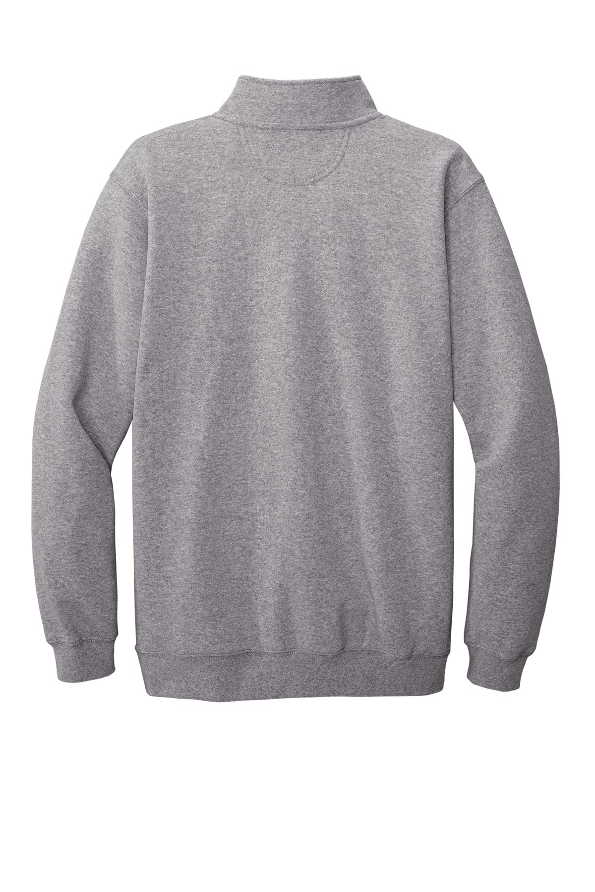Carhartt Midweight 1/4-Zip Mock Neck Sweatshirt - Heather Grey