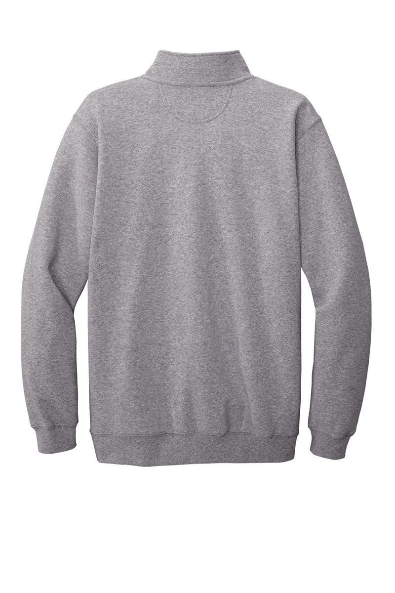 Carhartt Midweight 1/4-Zip Mock Neck Sweatshirt - Heather Grey