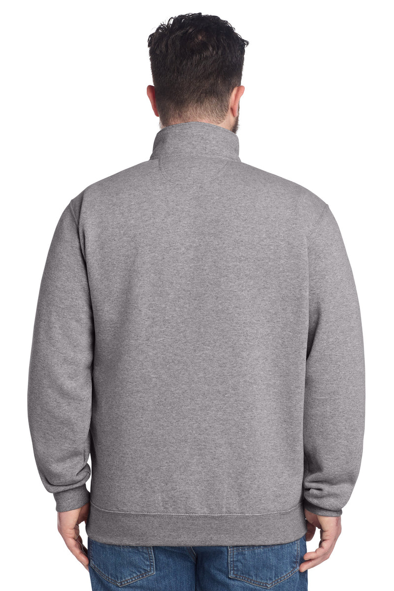 Carhartt Midweight 1/4-Zip Mock Neck Sweatshirt - Heather Grey