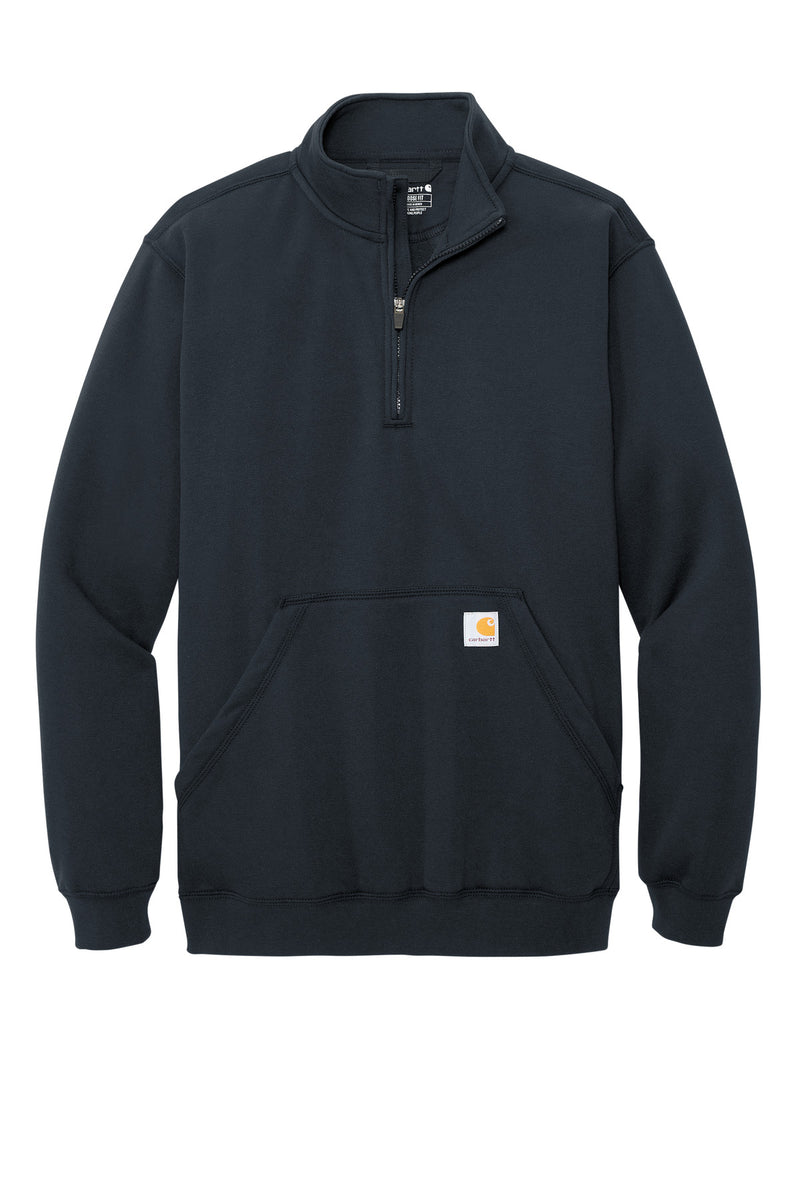 Carhartt Midweight 1/4-Zip Mock Neck Sweatshirt - New Navy