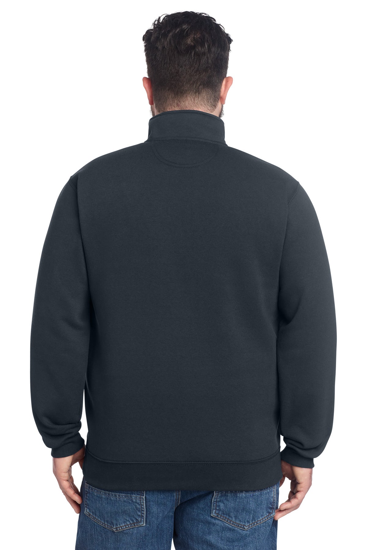Carhartt Midweight 1/4-Zip Mock Neck Sweatshirt - New Navy