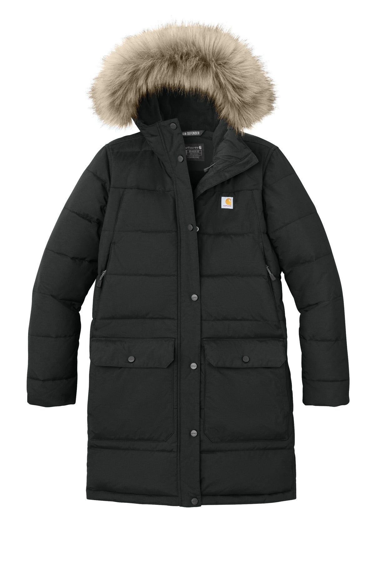 Carhartt Women's Montana Insulated Hooded Coat - Black