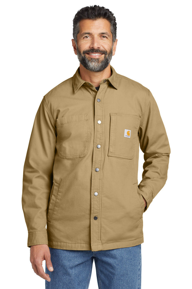 Carhartt Rugged Flex Fleece-Lined Shirt Jac - Dark Khaki