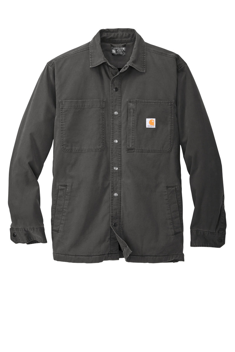Carhartt Rugged Flex Fleece-Lined Shirt Jac - Shadow Grey
