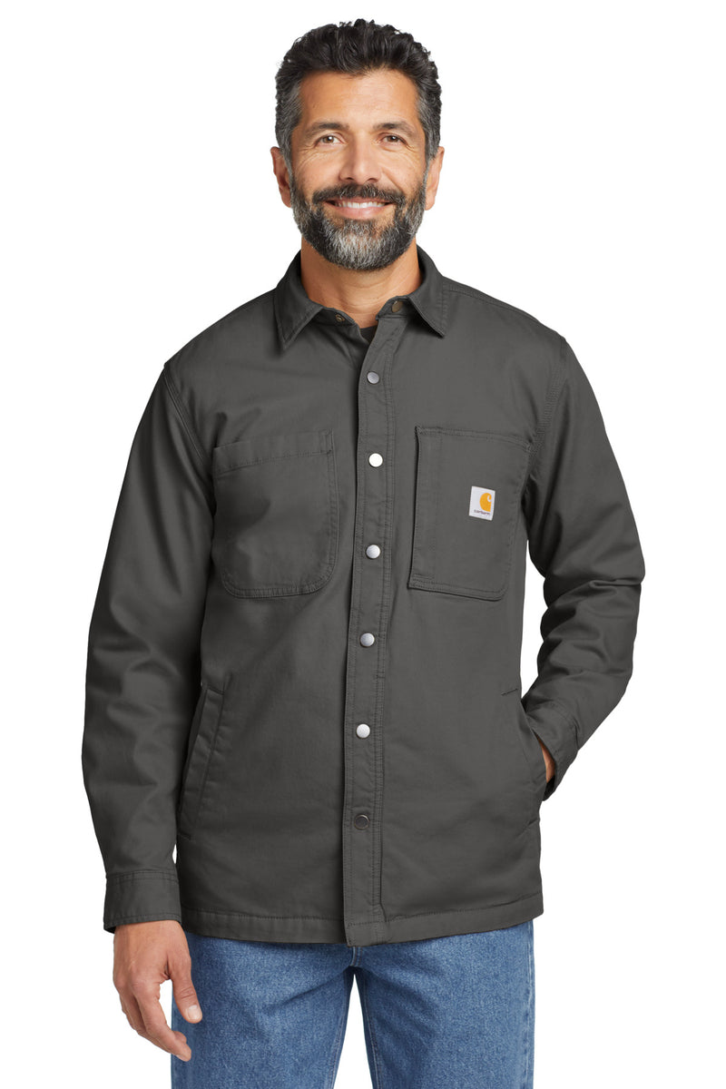 Carhartt Rugged Flex Fleece-Lined Shirt Jac - Shadow Grey