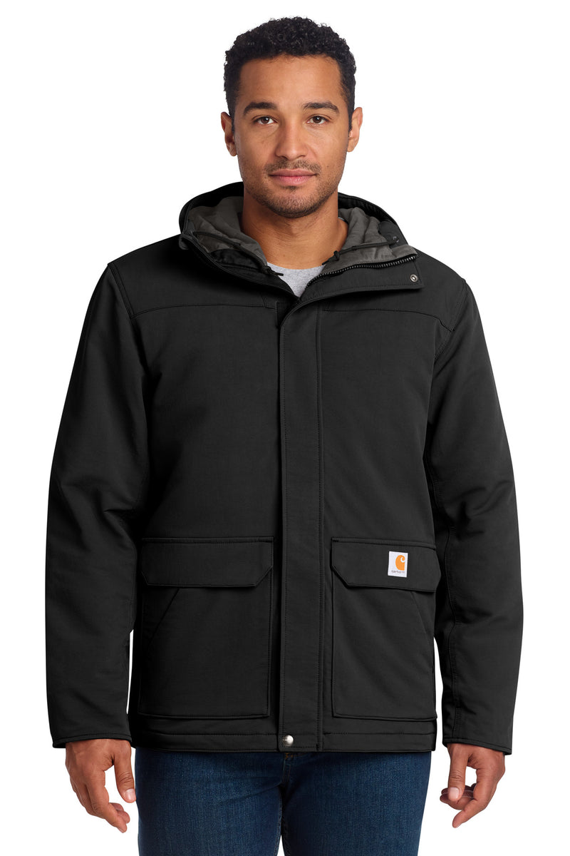 Carhartt Super Dux Insulated Hooded Coat - Black