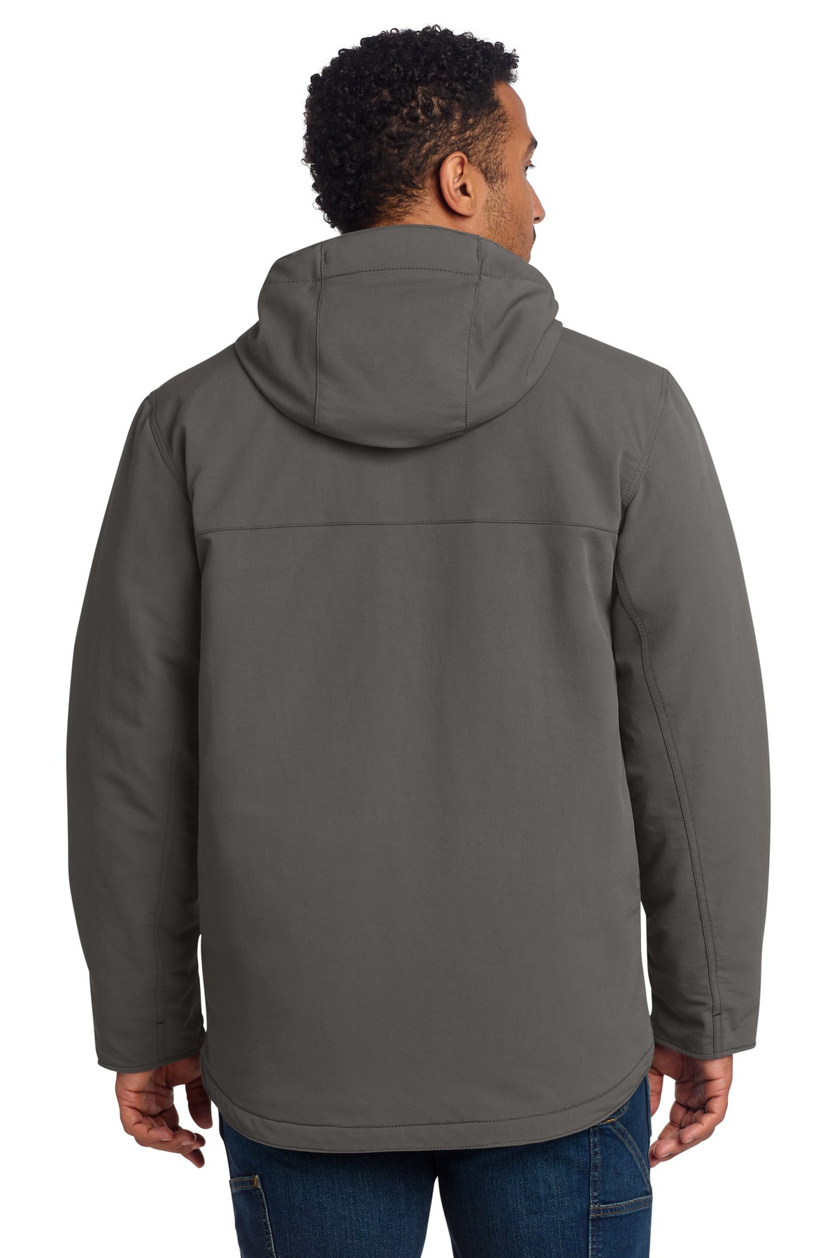 Carhartt Super Dux Insulated Hooded Coat - Gravel