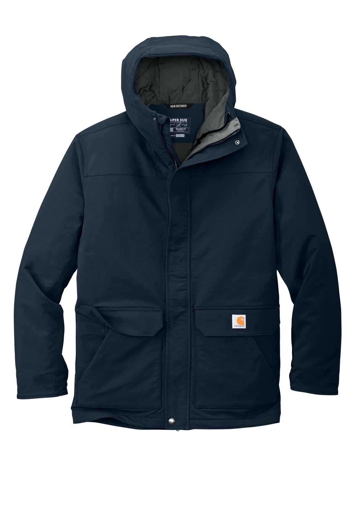 Carhartt Super Dux Insulated Hooded Coat - Navy