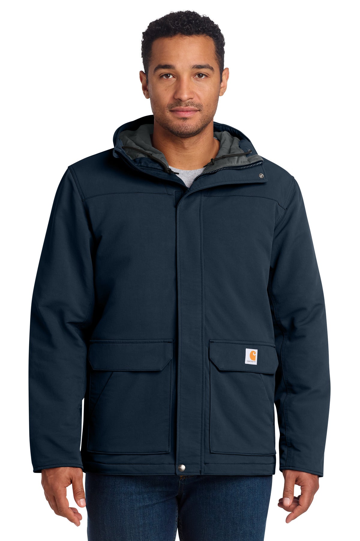 Carhartt Super Dux Insulated Hooded Coat - Navy