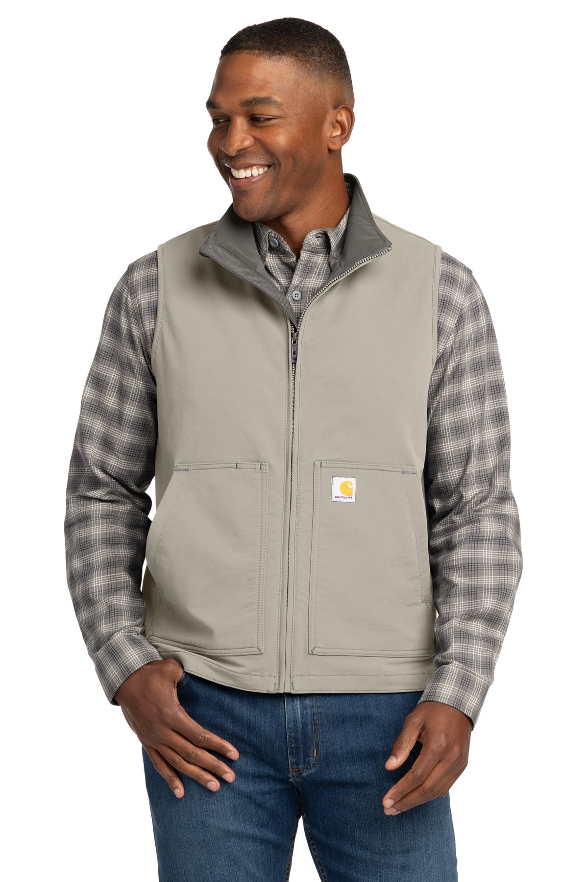 Carhartt Super Dux Soft Shell Vest - Greige