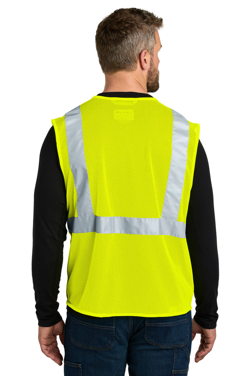 Carhartt ANSI Class 2 Mesh Zip-Front Vest - Brite Lime