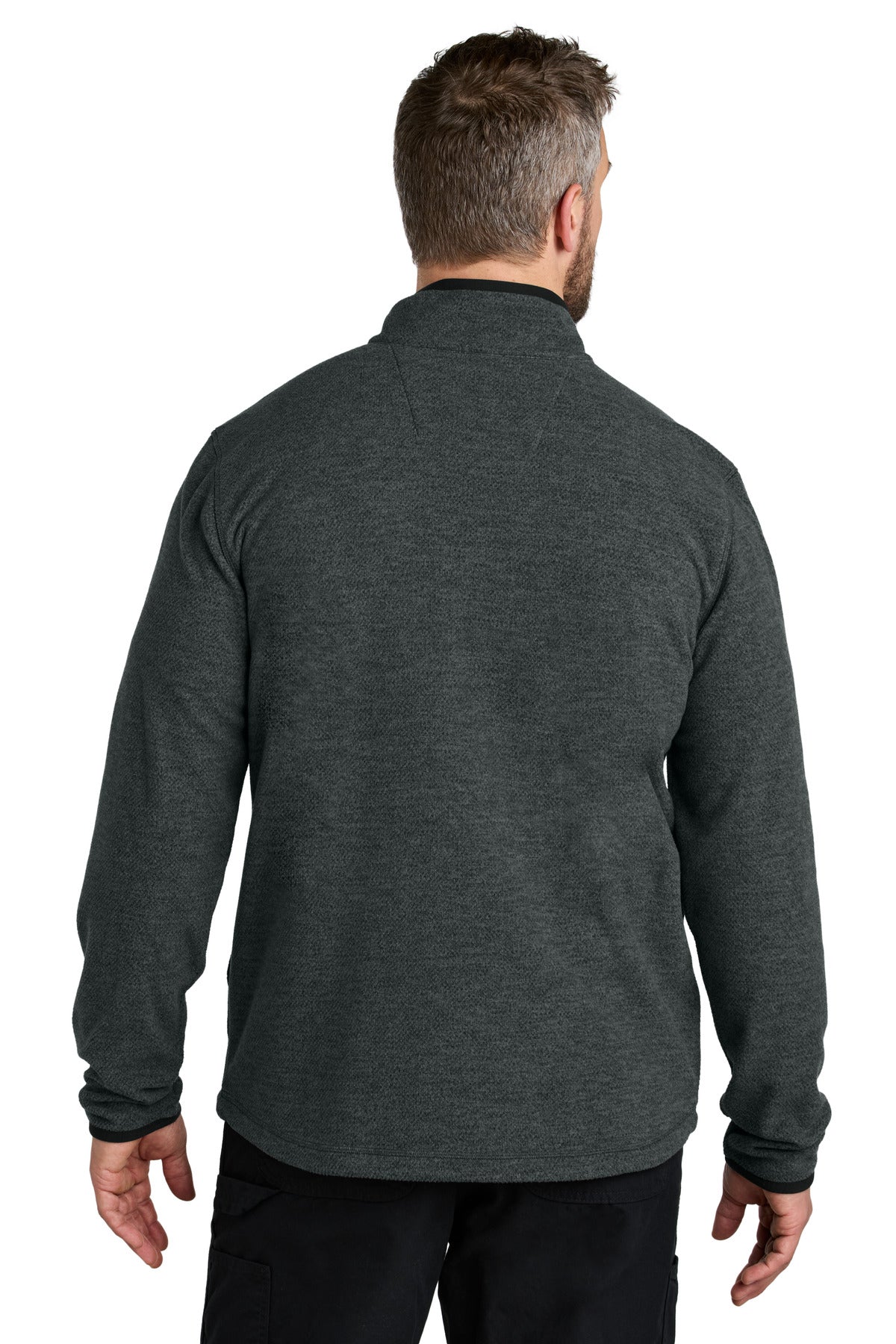 Carhartt Textured Full-Zip Fleece Jacket - Carbon Heather