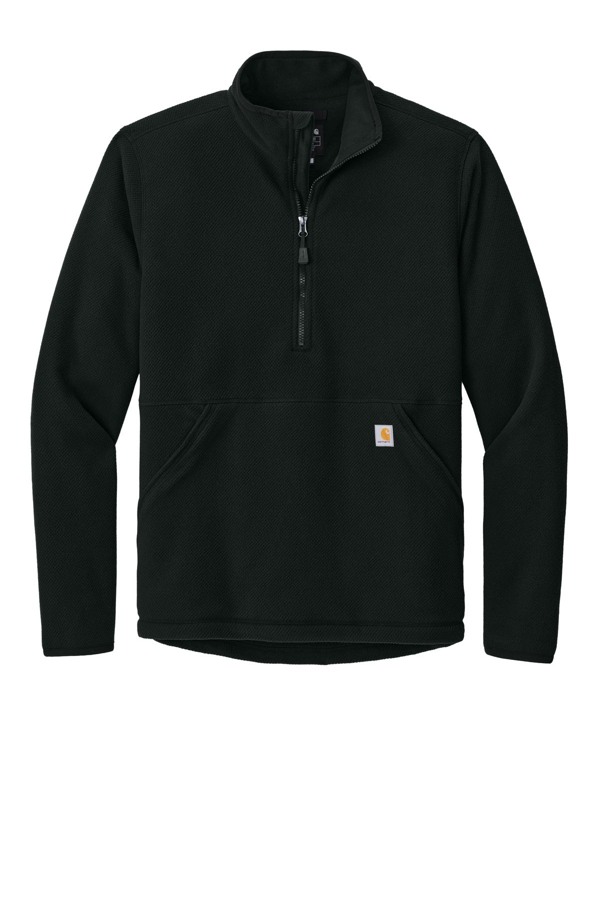 Carhartt Textured 1/2-Zip Fleece Jacket - Black