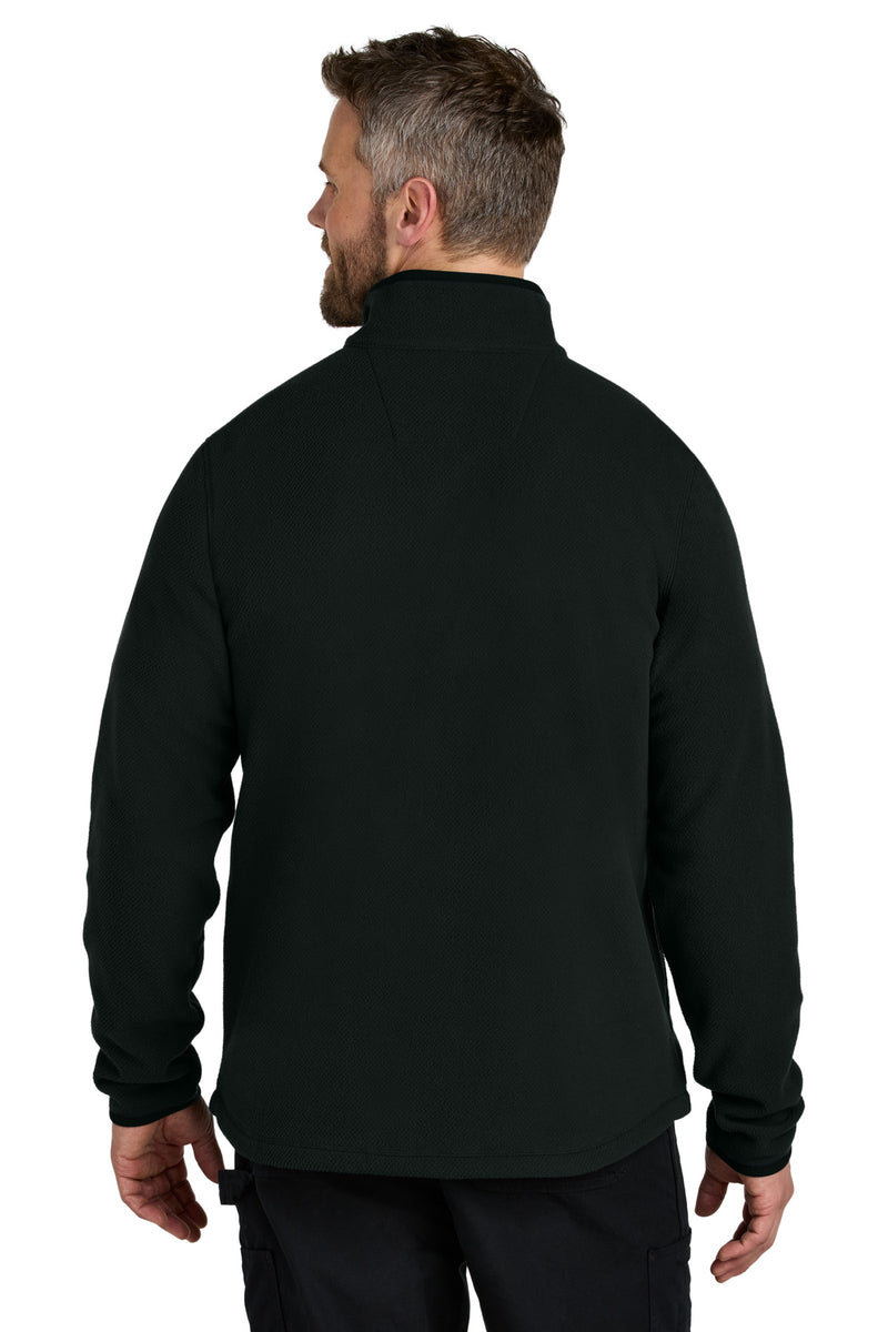 Carhartt Textured 1/2-Zip Fleece Jacket - Black