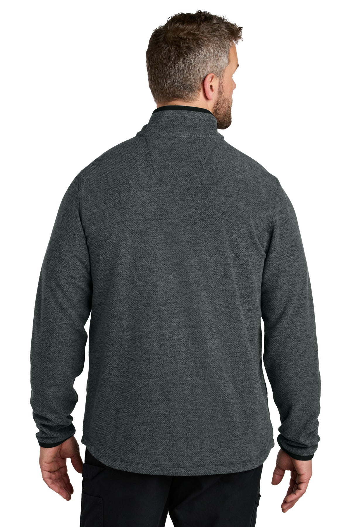 Carhartt Textured 1/2-Zip Fleece Jacket - Carbon Heather