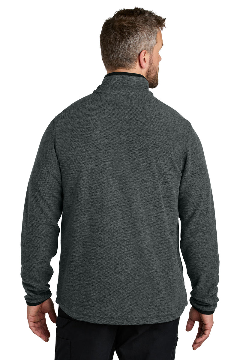 Carhartt Textured 1/2-Zip Fleece Jacket - Carbon Heather