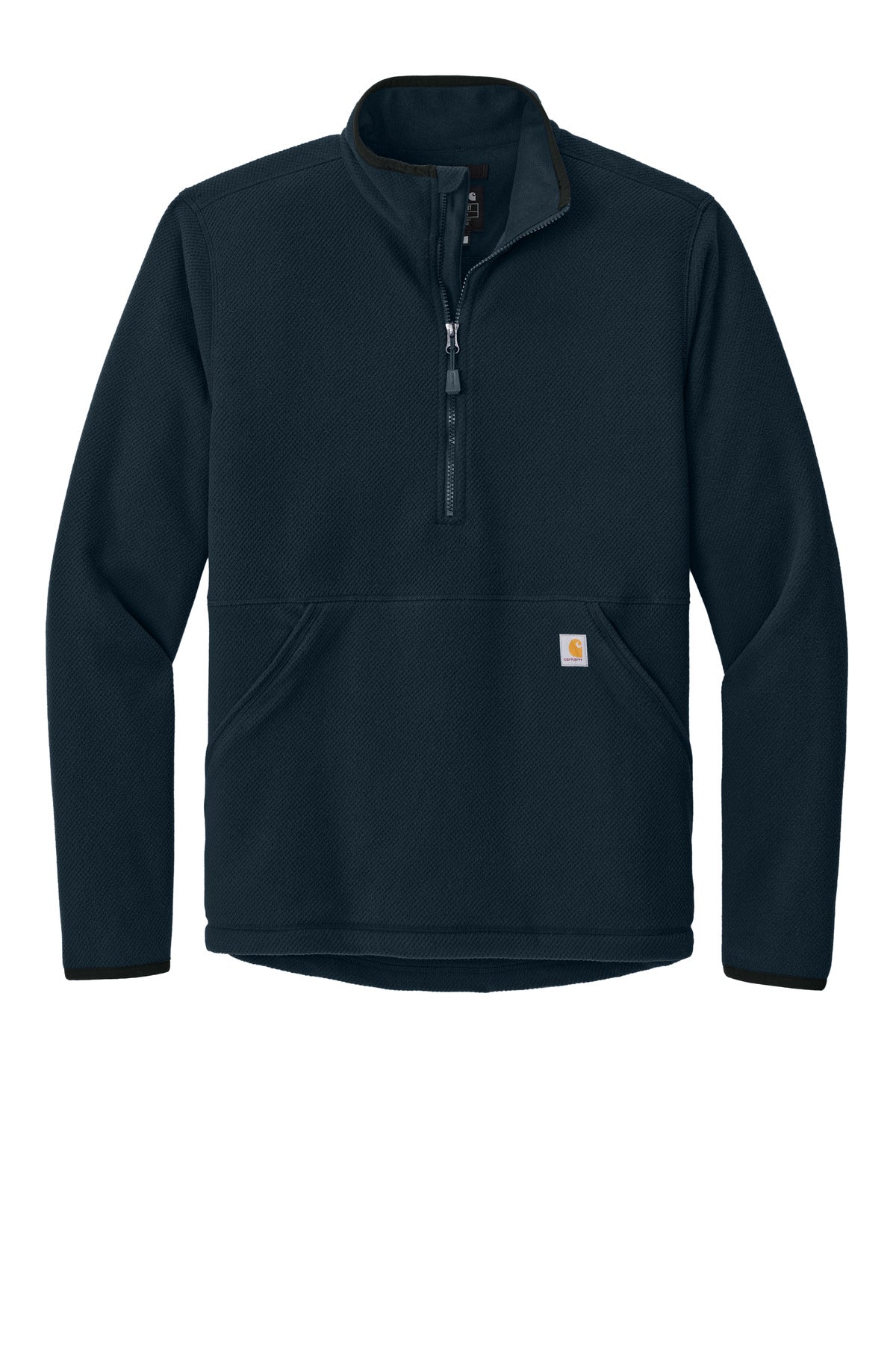 Carhartt Textured 1/2-Zip Fleece Jacket - Navy