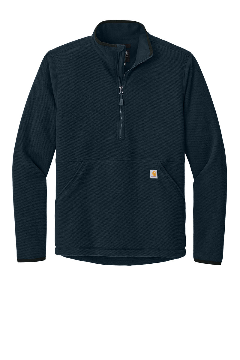 Carhartt Textured 1/2-Zip Fleece Jacket - Navy