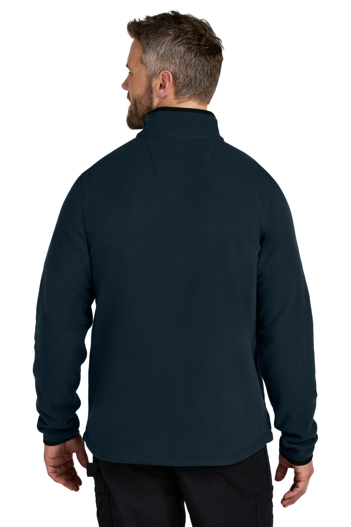 Carhartt Textured 1/2-Zip Fleece Jacket - Navy