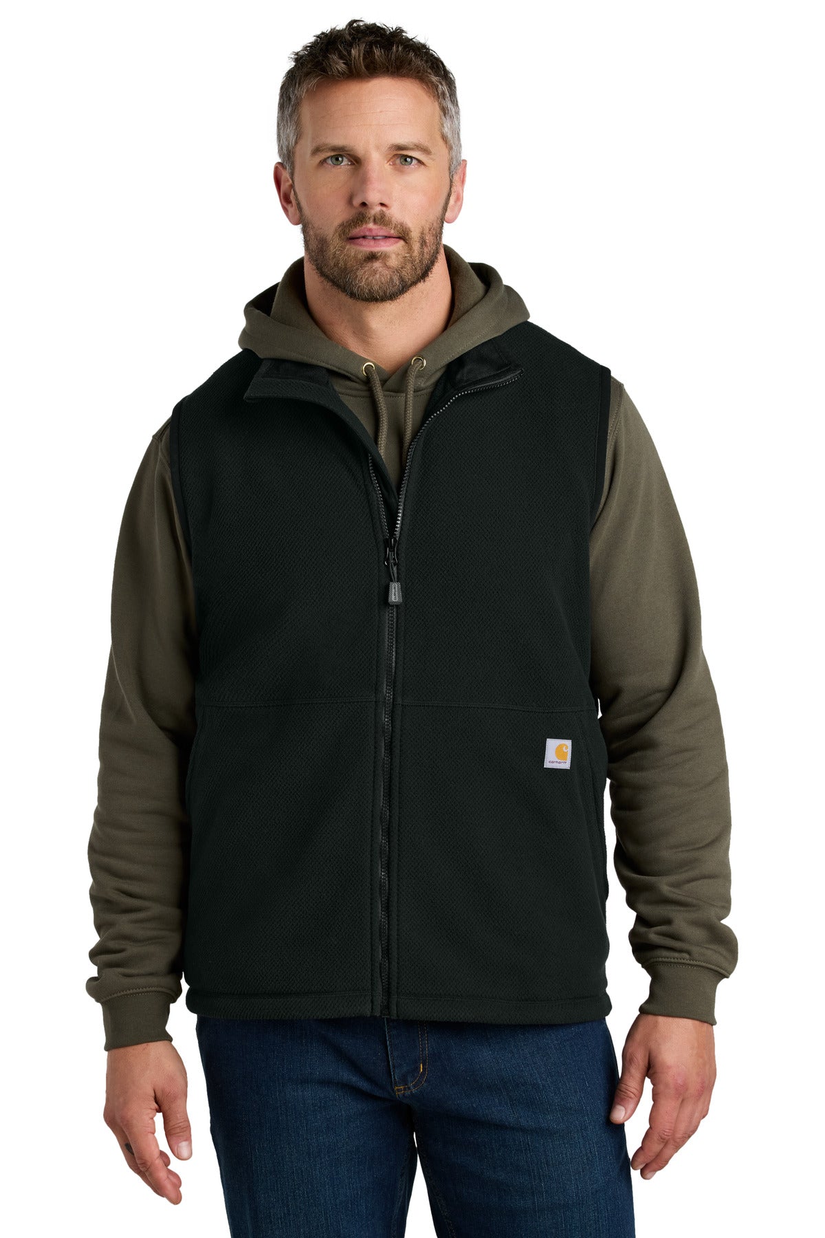 Carhartt Textured Fleece Vest - Black