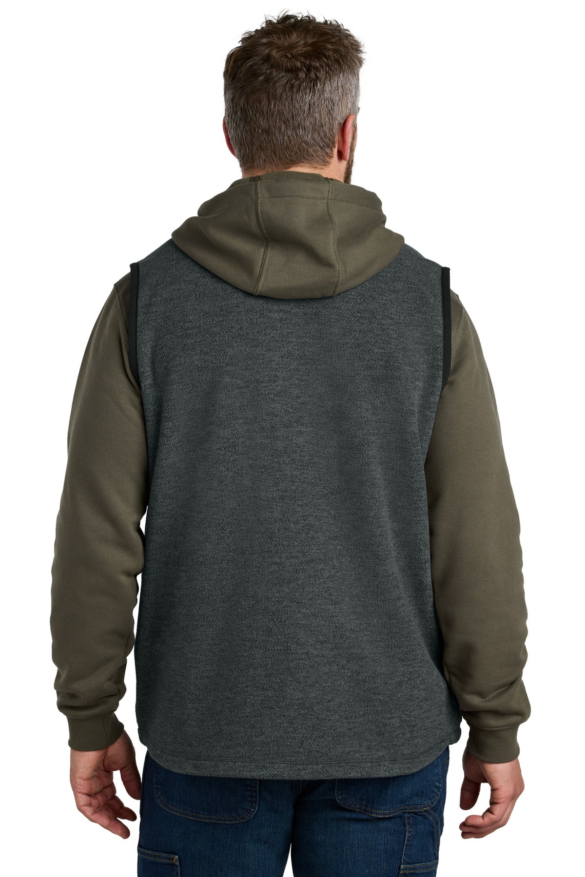 Carhartt Textured Fleece Vest - Carbon Heather