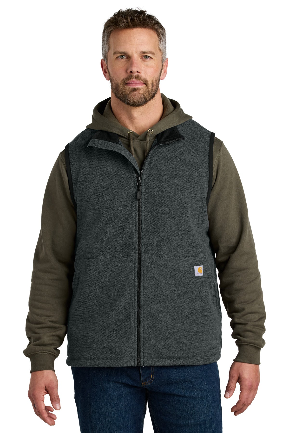 Carhartt Textured Fleece Vest - Carbon Heather