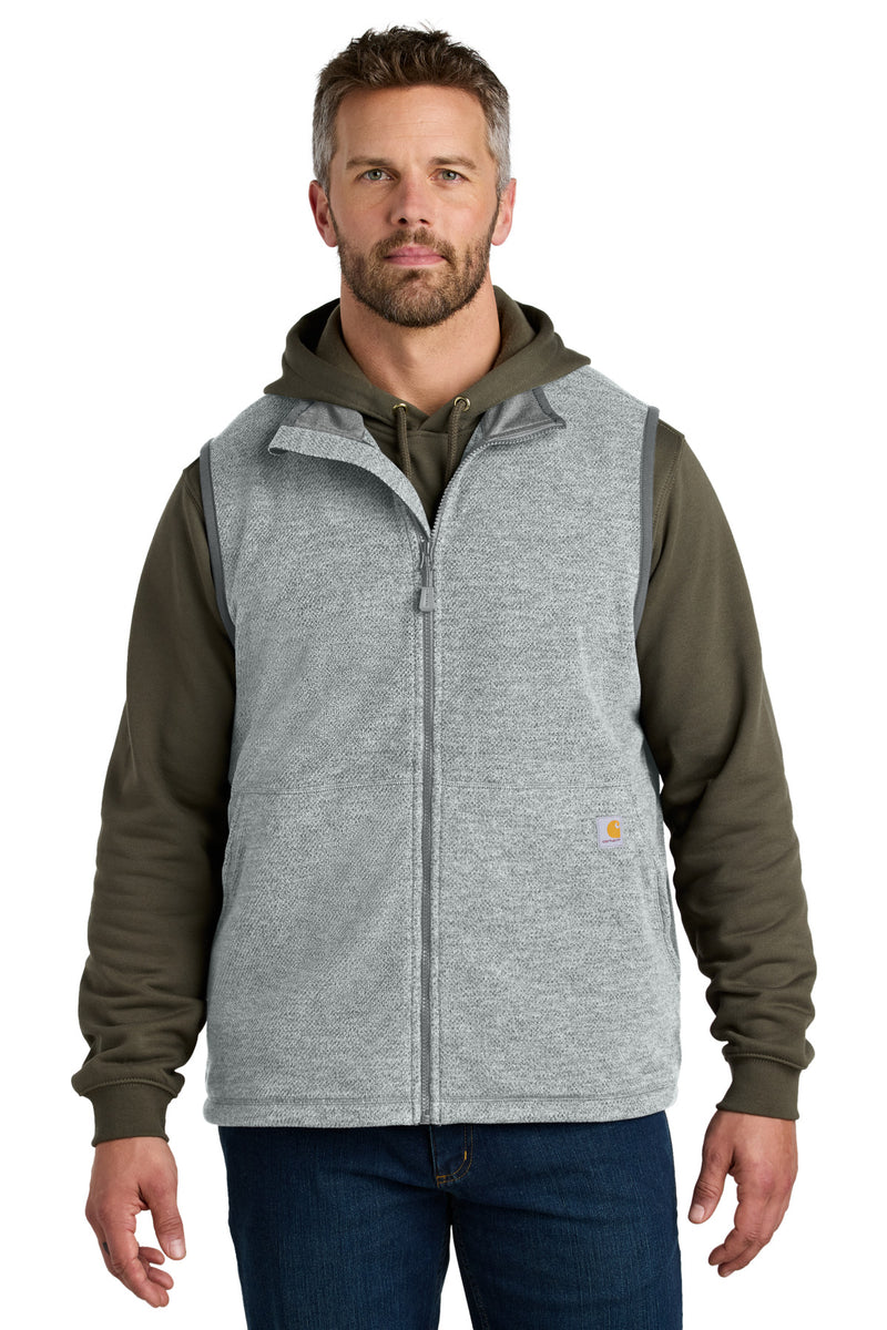 Carhartt Textured Fleece Vest - Heather Grey