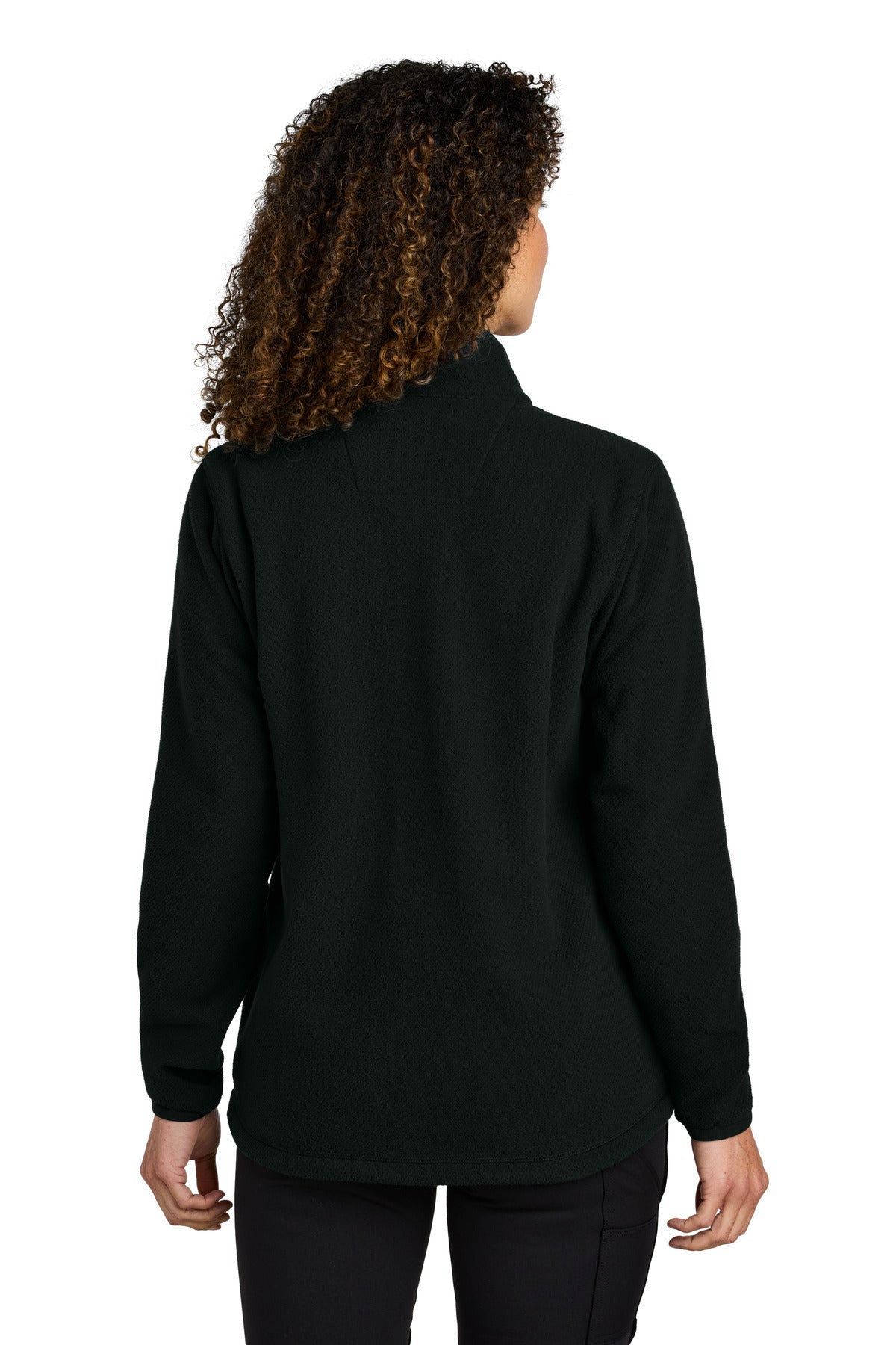 Carhartt Women's Textured Full-Zip Fleece Jacket - Black