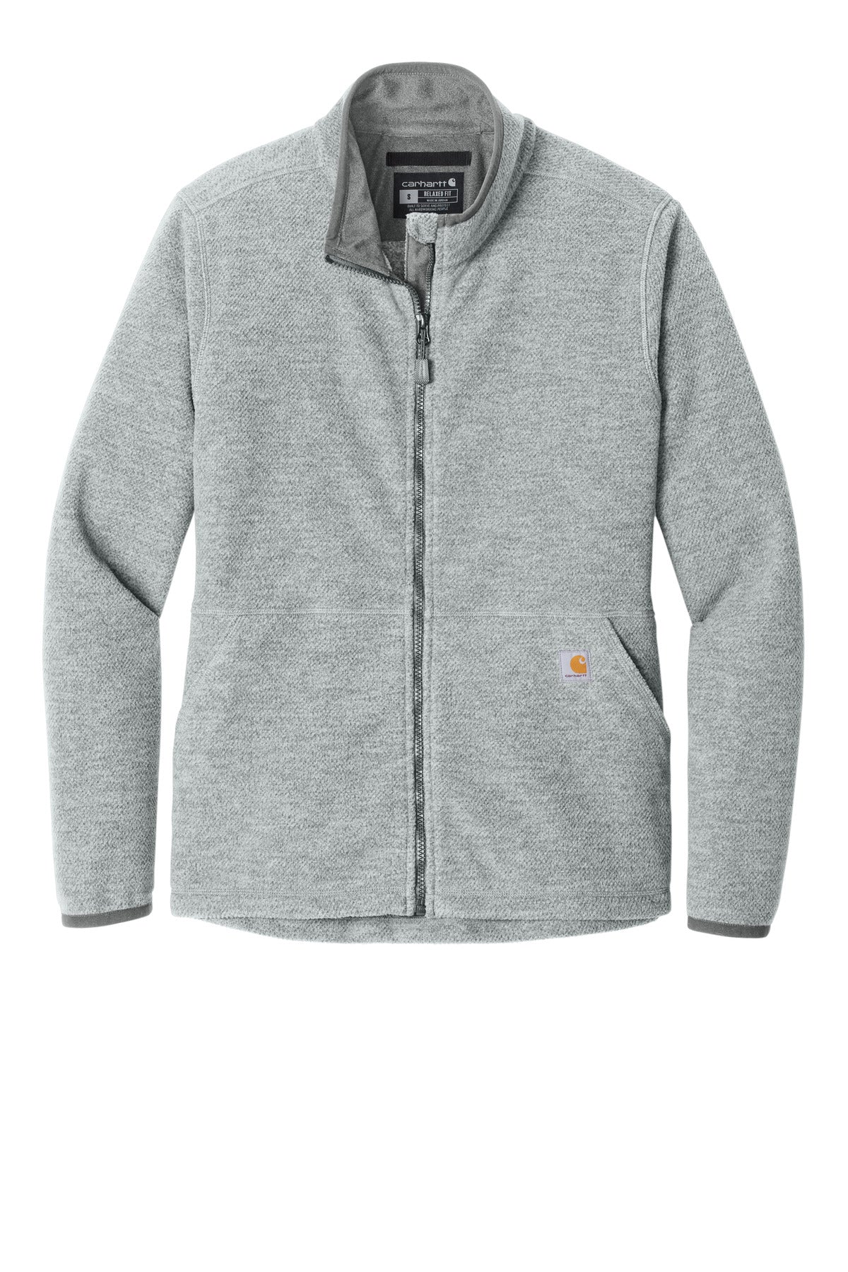 Carhartt Women's Textured Full-Zip Fleece Jacket - Carbon Heather